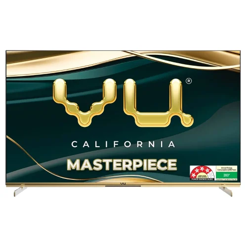 VU 75 Inch Masterpiece Frame Series 4K QLED Smart Google TV (75MASTERPIECE) 144Hz Gaming TV, Dolby Vision & Dolby Atmos, 800 Nits, HDMI 2.1, 3GB RAM
