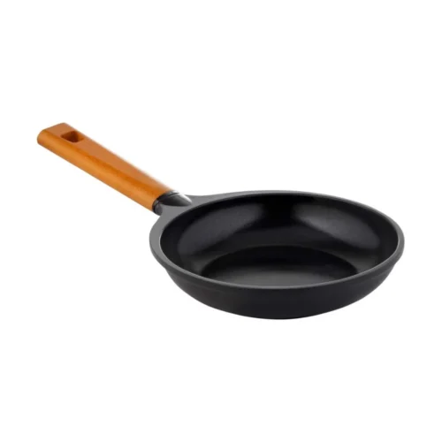 Wonderchef Caesar 18cm Aluminium Fry Pan | German Beechwood Handle Non-Stick Induction Compatible Frypan Wonderchef Caesar 18cm Aluminium Fry Pan | German Beechwood Handle Non-Stick Induction Compatible Frypan