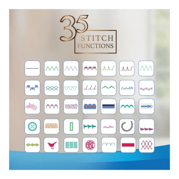 USHA Wonder Stitch Plus Automatic Sewing Machine with Cover | 23 Built-in Stitches, One-Step Buttonhole & Free Arm Design USHA Wonder Stitch Plus Automatic Sewing Machine with Cover | 23 Built-in Stitches, One-Step Buttonhole & Free Arm Design