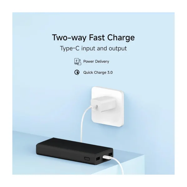 Xiaomi Power Bank 4i 20000mAh 33W SonicCharge Fast Charging Portable Charger – Triple Output Type-C Power Bank for Smartphones & Tablets Xiaomi Power Bank 4i 20000mAh 33W SonicCharge Fast Charging Portable Charger – Triple Output Type-C Power Bank for Smartphones & Tablets