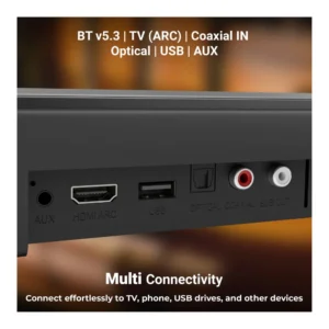 Zebronics ZEB-Ababa 1 2.1 Channel Soundbar with 200W RMS Output & 13.33cm Subwoofer Zebronics ZEB-Ababa 1 2.1 Channel Soundbar with 200W RMS Output & 13.33cm Subwoofer