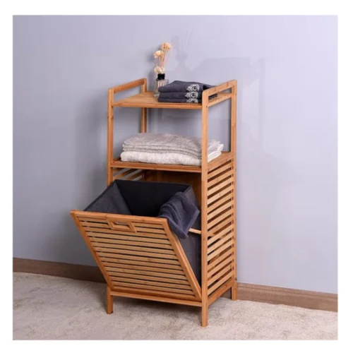 AJS D12-3 Plastic Laundry Basket Durable Clothes Storage Basket for Home, Bedroom & Bathroom Large Capacity Laundry Organizer with Space-Saving Design AJS D12-3 Plastic Laundry Basket Durable Clothes Storage Basket for Home, Bedroom & Bathroom Large Capacity Laundry Organizer with Space-Saving Design