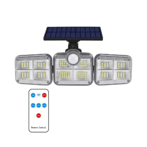 AJS Solar Wall Light C29-5 Waterproof Outdoor LED Light with Motion Sensor & Remote Control