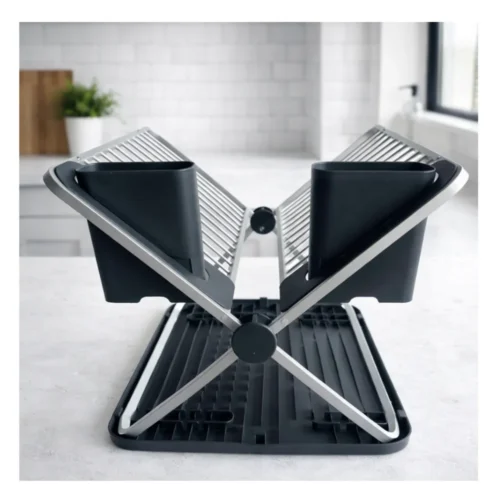 AJS3 Binca Aluminium Dish Rack H336mm C9-2 Rustproof Kitchen Dish Drying Rack