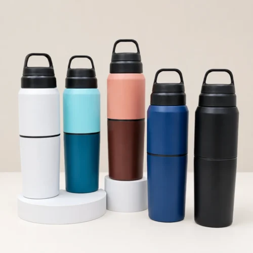 AJS MultiBev 2-in-1 Stainless Steel 1500ml Water Bottle with Travel Cup – Vacuum Insulated Leak-Proof Bottle for Hot & Cold Drinks C26-9 AJS MultiBev 2-in-1 Stainless Steel 1500ml Water Bottle with Travel Cup – Vacuum Insulated Leak-Proof Bottle for Hot & Cold Drinks C26-9
