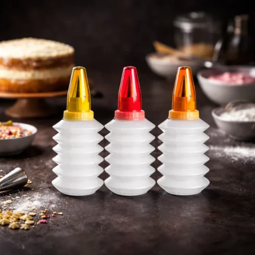 AJS4 Cake Decorating Kit 3-Piece Set D1-59 | Professional Stainless Steel Cake Piping & Design Tools for Cakes, Cupcakes and Pastries AJS4 Cake Decorating Kit 3-Piece Set D1-59 | Professional Stainless Steel Cake Piping & Design Tools for Cakes, Cupcakes and Pastries