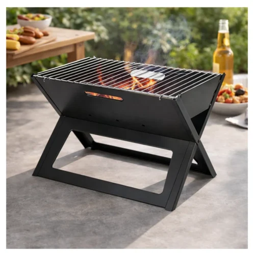AJS4 Oven BBQ D9-5 Square Charcoal Grill Portable Foldable Stainless Steel Barbecue Grill for Outdoor Cooking AJS4 Oven BBQ D9-5 Square Charcoal Grill Portable Foldable Stainless Steel Barbecue Grill for Outdoor Cooking