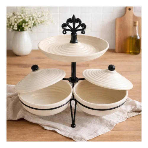 AJS5 Dessert Stand D33-16 4 Tier Metal Cake Display Stand Online Kerala | Nikshan Electronics AJS5 Dessert Stand D33-16 4 Tier Metal Cake Display Stand Online Kerala | Nikshan Electronics