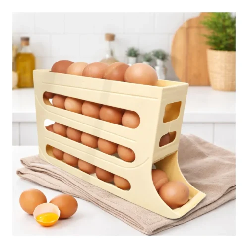AJS5 Egg Holder D4-60 | Durable ABS Plastic Fridge Egg Organizer for Kitchen Storage AJS5 Egg Holder D4-60 | Durable ABS Plastic Fridge Egg Organizer for Kitchen Storage
