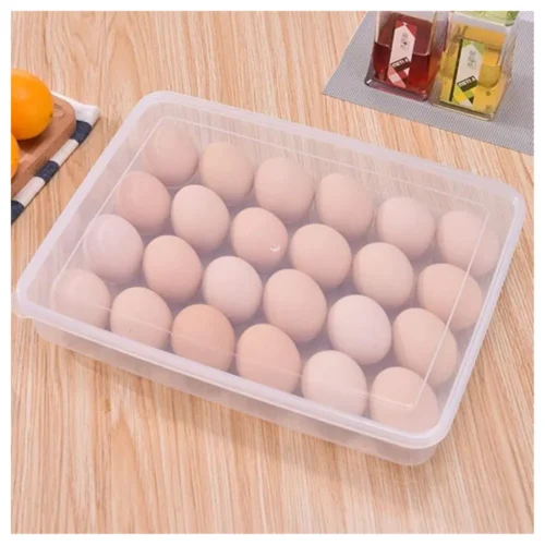 AJS5 Egg Holder D4-61 24 Egg Storage Box | Durable ABS Fridge Organizer Online Kerala AJS5 Egg Holder D4-61 24 Egg Storage Box | Durable ABS Fridge Organizer Online Kerala