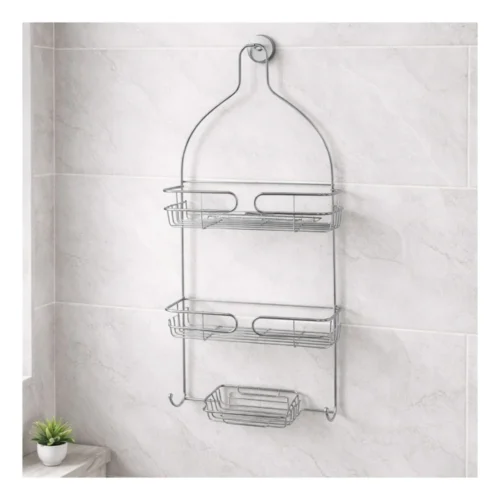 AJS5 Shower Caddy D33-11 Stainless Steel Bathroom Organizer | Buy Online Kerala AJS5 Shower Caddy D33-11 Stainless Steel Bathroom Organizer | Buy Online Kerala