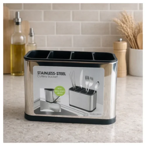 AJS5 Spoon Holder D33-13 Stainless Steel Kitchen Cutlery Organizer | Buy Online Kerala AJS5 Spoon Holder D33-13 Stainless Steel Kitchen Cutlery Organizer | Buy Online Kerala