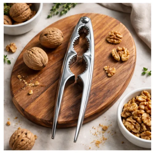 AJS6 Walnut Cracker D3-16 Stainless Steel Nutcracker Pliers | Heavy Duty Nut Shell Cracker Tool