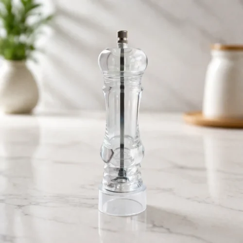 ASJ BTL020 Premium Pepper Mill | Stainless Steel & Glass Spice Grinder for Kitchen Use ASJ BTL020 Premium Pepper Mill | Stainless Steel & Glass Spice Grinder for Kitchen Use