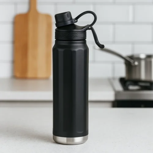 ASJ WB005 960ML Stainless Steel Vacuum Insulated Water Bottle with Opener Lid ASJ WB005 960ML Stainless Steel Vacuum Insulated Water Bottle with Opener Lid