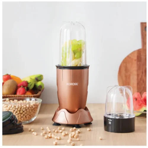 Borosil Nutrifresh PB32 400W Hand Blender & Grinder | 22000 RPM Copper Motor with 2 Jars Borosil Nutrifresh PB32 400W Hand Blender & Grinder | 22000 RPM Copper Motor with 2 Jars