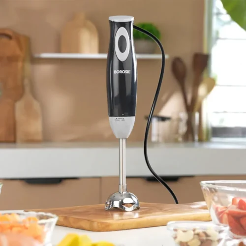 Borosil Smart Blend HB03 300W Hand Blender with Stainless Steel Blades | 11000 RPM DC Motor