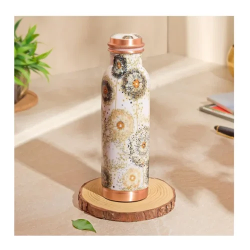 BOROSIL THIRTHA VESTA COPPER BOTTLE 600ML BOROSIL THIRTHA VESTA COPPER BOTTLE 600ML
