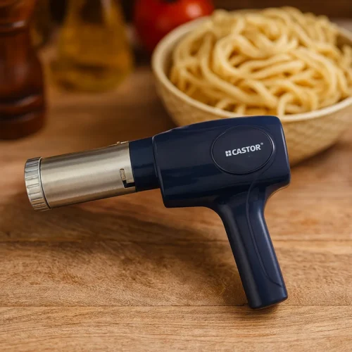 Castor Noodle Pro 450 Cordless Pasta Maker Machine 6 in 1 | Automatic Noodle Maker with 6 Molds, Type-C Rechargeable & Stainless Steel Body | Castor Noodle Pro 450 Cordless Pasta Maker Machine 6 in 1 | Automatic Noodle Maker with 6 Molds, Type-C Rechargeable & Stainless Steel Body |