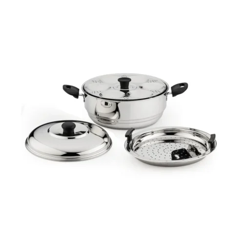 Coconut Triply Stainless Steel 20 Idli Steamer with SS Lid Coconut Triply Stainless Steel 20 Idli Steamer with SS Lid