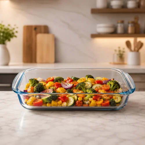 DINEWELL 1600ml Rectangular Borosilicate Glass Bakeware Dish – Oven, Microwave & Freezer Safe DINEWELL 1600ml Rectangular Borosilicate Glass Bakeware Dish – Oven, Microwave & Freezer Safe