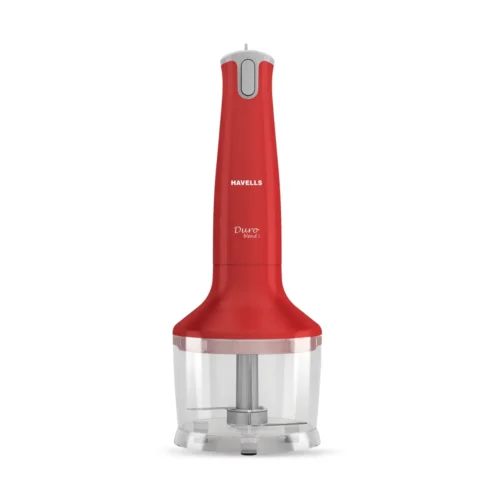 Havells DuroBlend-S 300W Hand Blender with Chopper Attachment | SS 304 Blades, Low Noise Copper Motor Havells DuroBlend-S 300W Hand Blender with Chopper Attachment | SS 304 Blades, Low Noise Copper Motor