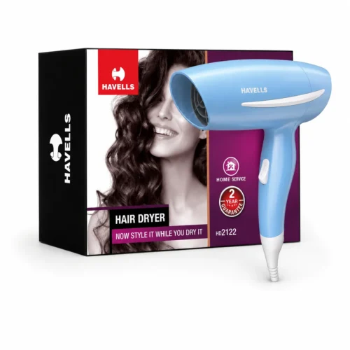 Havells HD2122 1000W Hair Dryer with 2 Heat Settings | Nikshan Electronics Havells HD2122 1000W Hair Dryer with 2 Heat Settings | Nikshan Electronics