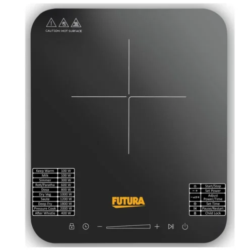 Hawkins Futura FIC1A1 2000W Single Induction Hob with 20 Power Levels