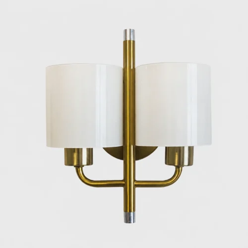 LUKER MIKA WD2 E27 Double Antique Gold Wall Lamp LWL271-2A | Nikshan LUKER MIKA WD2 E27 Double Antique Gold Wall Lamp LWL271-2A | Nikshan