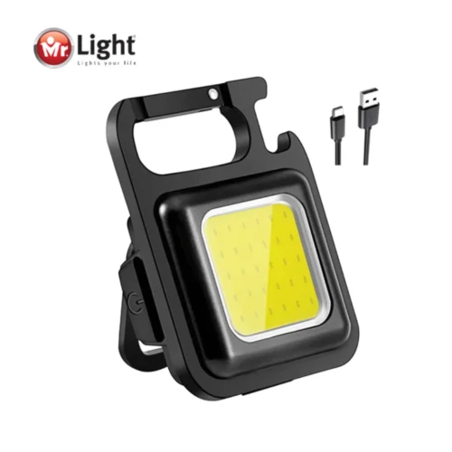 MR LIGHT MR 1515 Key Chain Flash Light 6W COB Rechargeable Mini LED Torch with Bottle Opener MR LIGHT MR 1515 Key Chain Flash Light 6W COB Rechargeable Mini LED Torch with Bottle Opener