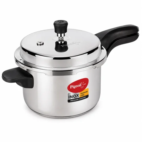 Pigeon Inox Stainless Steel 5L Pressure Cooker 14046 | Buy Online Kerala