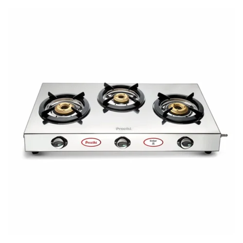 PREETHI GAS STOVE 3BR SS EMBER SSGS003