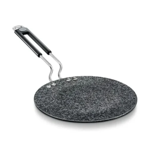 Prestige Durastone 26.5 cm Hard Anodised Non Stick Roti Tawa with 6 Layer Stone Finish | Induction Friendly Prestige Durastone 26.5 cm Hard Anodised Non Stick Roti Tawa with 6 Layer Stone Finish | Induction Friendly