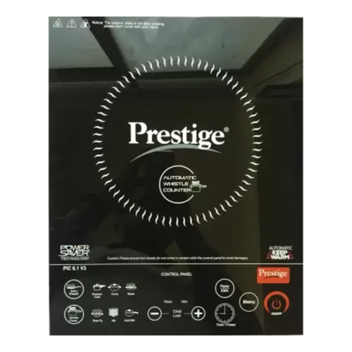 Prestige PIC 6.1 V3 Induction Cooktop 2200W Touch Panel | Nikshan Prestige PIC 6.1 V3 Induction Cooktop 2200W Touch Panel | Nikshan