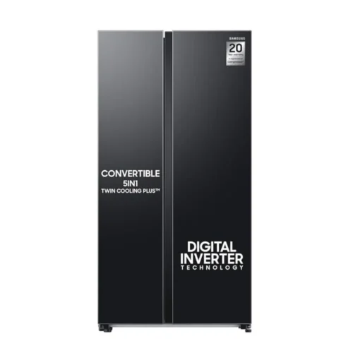 Samsung 653 L Side by Side Refrigerator RS76CG8113B1HL AI Energy Mode & Digital Inverter