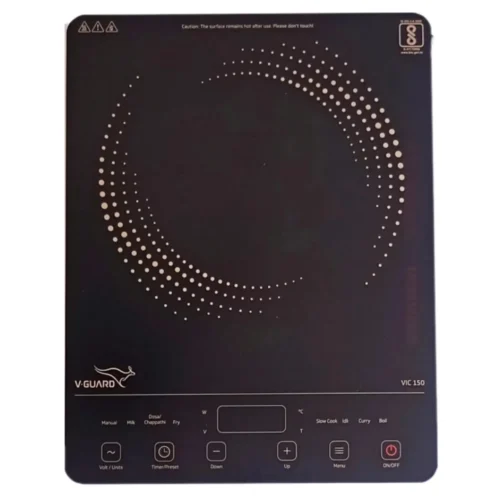 V-Guard VIC150 V2 2000W Induction Cooker with 8 Cooking Modes & Power Saver Technology