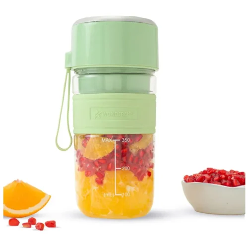 Wonderchef Nutri-Cup Zip Portable Blender 350ml with 2000mAh Battery & USB Type-C Charging