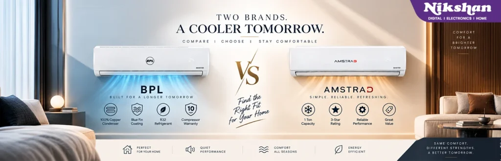 BPL AC: BPL 1 Ton 3-star inverter AC with copper condenser and 10-year warranty