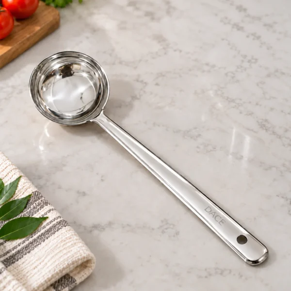 DACE Standard Ladle No.4 Stainless Steel Kitchen Serving Laddle 27 cm DACE Standard Ladle No.4 Stainless Steel Kitchen Serving Laddle 27 cm