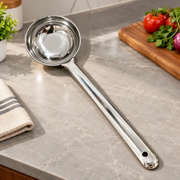 DACE Standard Ladle No.5 Stainless Steel Serving Ladle for Curry, Soup & Dosa Batter | 28.5 cm DACE Standard Ladle No.5 Stainless Steel Serving Ladle for Curry, Soup & Dosa Batter | 28.5 cm
