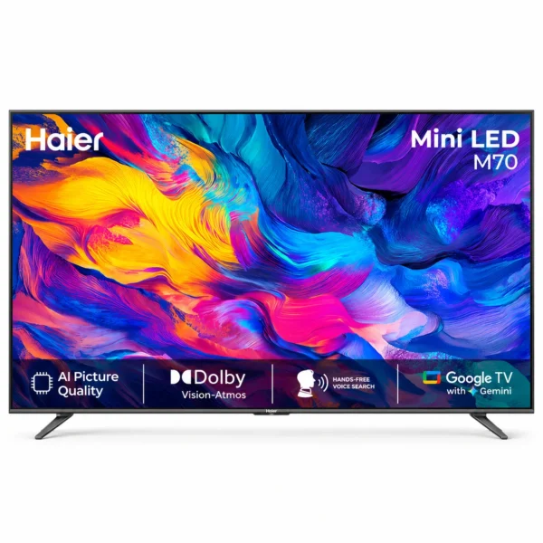 Haier 43M70UHMINI 43 Inch 4K Ultra HD Mini LED Smart Google TV Haier 43M70UHMINI 43 Inch 4K Ultra HD Mini LED Smart Google TV