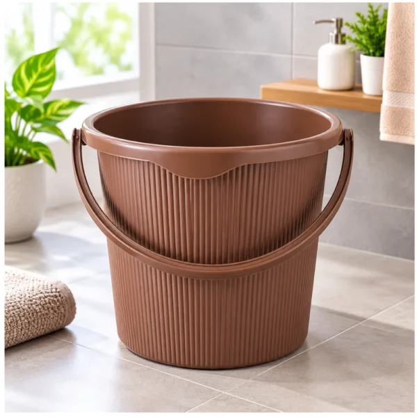 Jaypee Rib Bath Bucket 25 Litre Multicolor | Durable Plastic Bathroom Bucket Jaypee Rib Bath Bucket 25 Litre Multicolor | Durable Plastic Bathroom Bucket