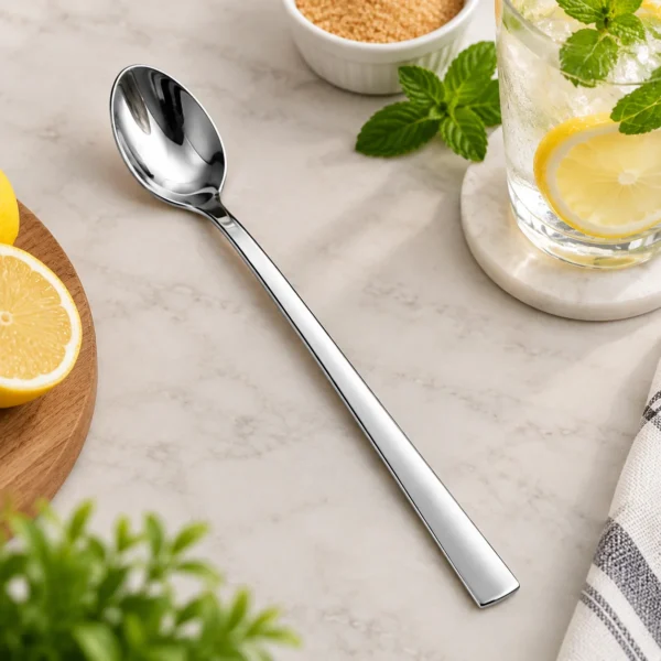SAGAR Soda Spoon Globe 14G 916 | Stainless Steel Long Handle Spoon for Juice, Bar & Kitchen Use SAGAR Soda Spoon Globe 14G 916 | Stainless Steel Long Handle Spoon for Juice, Bar & Kitchen Use