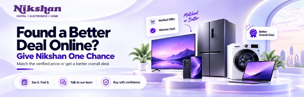 Customer submitting an online product offer for the Nikshan Price Challenge