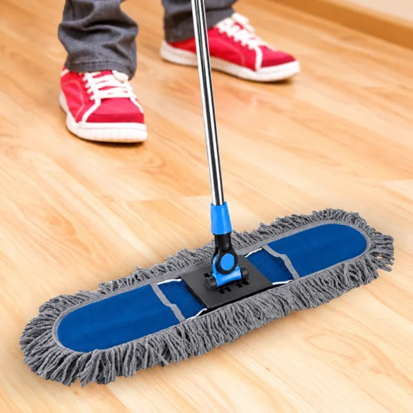 Cello Kleeno Popular Large Cotton Thread Mop | Stainless Steel Handle Floor Cleaning Mop Cello Kleeno Popular Large Cotton Thread Mop | Stainless Steel Handle Floor Cleaning Mop