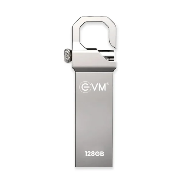 EVM EnStore 128GB USB 2.0 Pendrive | Metal Body, Shockproof, 15MB/s Read Speed- Metallic Black EVM EnStore 128GB USB 2.0 Pendrive | Metal Body, Shockproof, 15MB/s Read Speed- Metallic Black