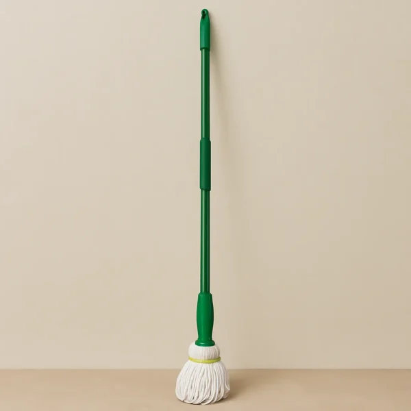 EEZYCLEAN 200GM Twist Mop White with Cotton Head & Stainless Steel Handle EEZYCLEAN 200GM Twist Mop White with Cotton Head & Stainless Steel Handle