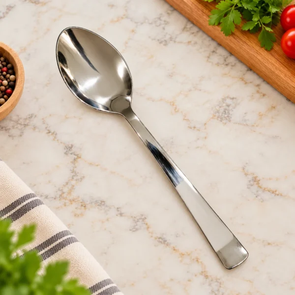 Sagar Dessert Spoon Globe 14G 908 Stainless Steel 18.5 cm - Silver Sagar Dessert Spoon Globe 14G 908 Stainless Steel 18.5 cm - Silver