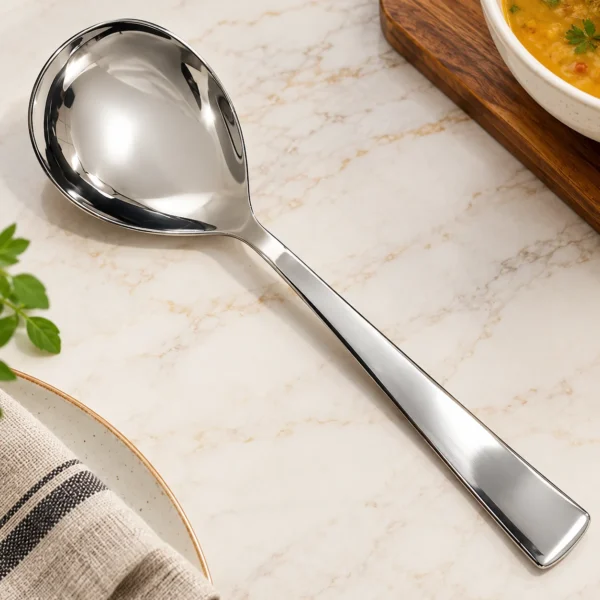Sagar Globe 914 Table Soup Spoon 14G Stainless Steel | 20.5 cm Polished Dining Spoon Sagar Globe 914 Table Soup Spoon 14G Stainless Steel | 20.5 cm Polished Dining Spoon